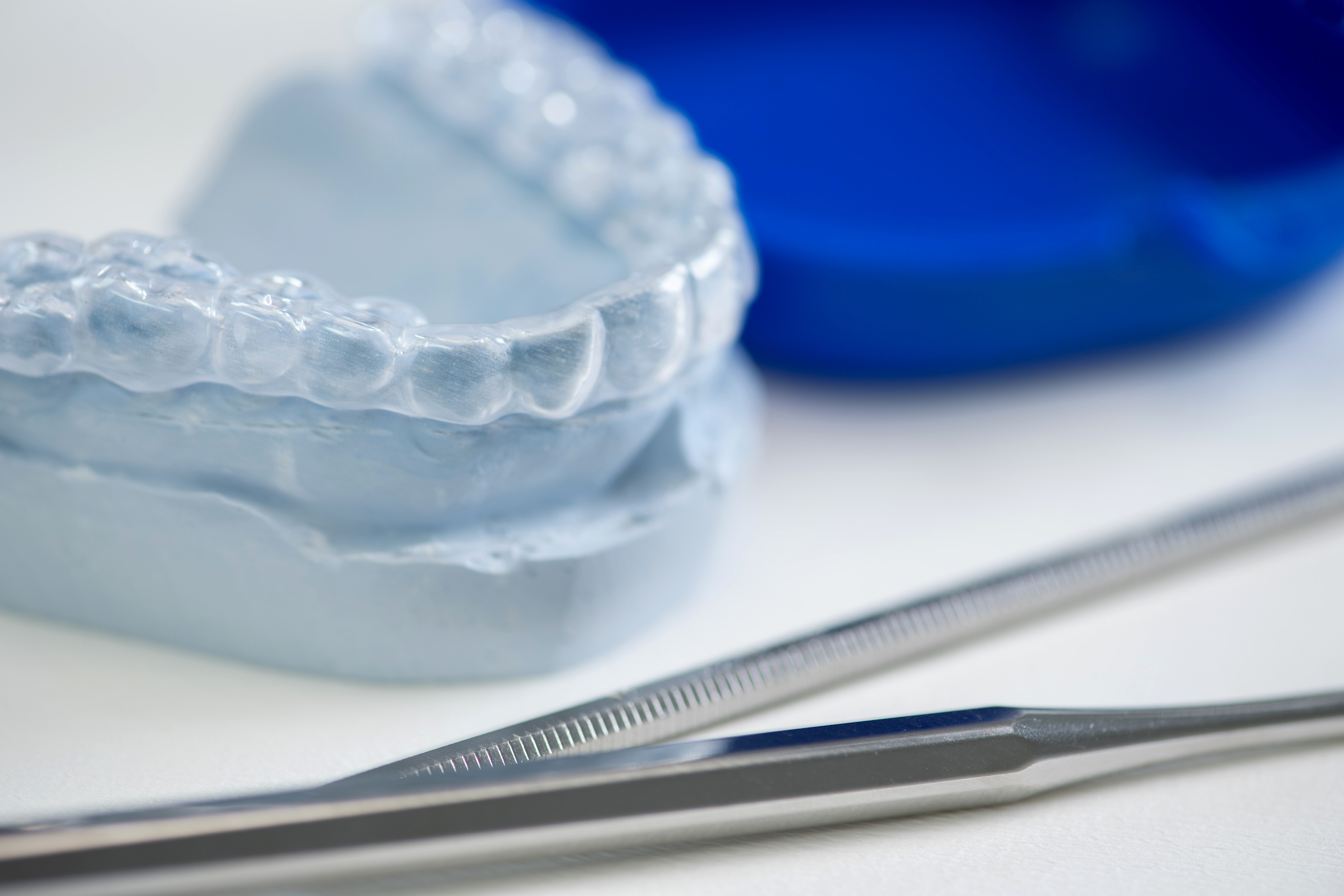 インビザライン矯正で使用するマウスピース