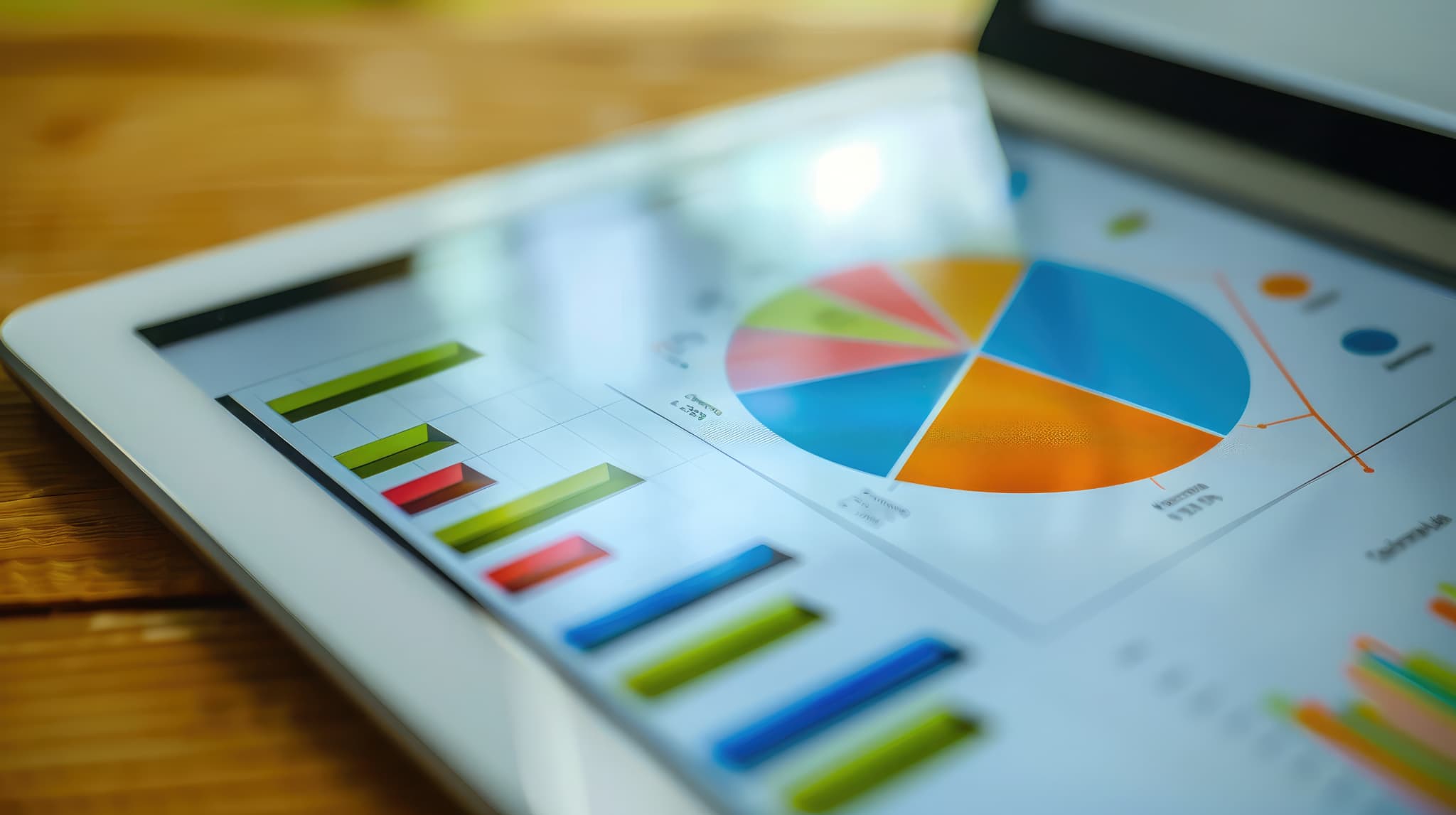 インプラント治療の費用の内訳を示したタブレット